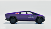 Cybertruck Precut 3M PWF-G248 Gloss Viola